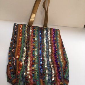Tianni Multi Color Beaded Bag